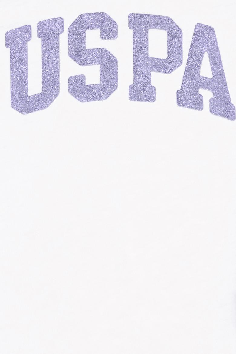 Kız Bebek Beyaz Bisiklet Yaka Basic Tişört - 50251998070