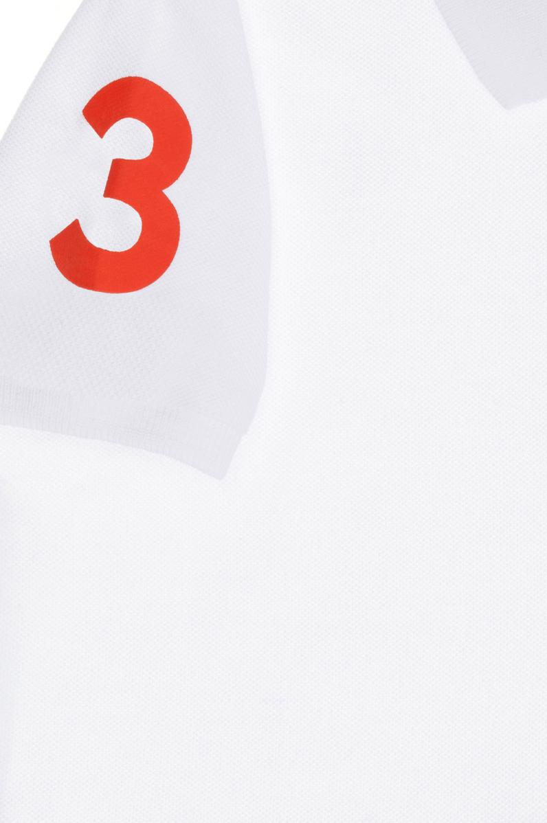 Erkek Çocuk Beyaz Polo Yaka Tişört