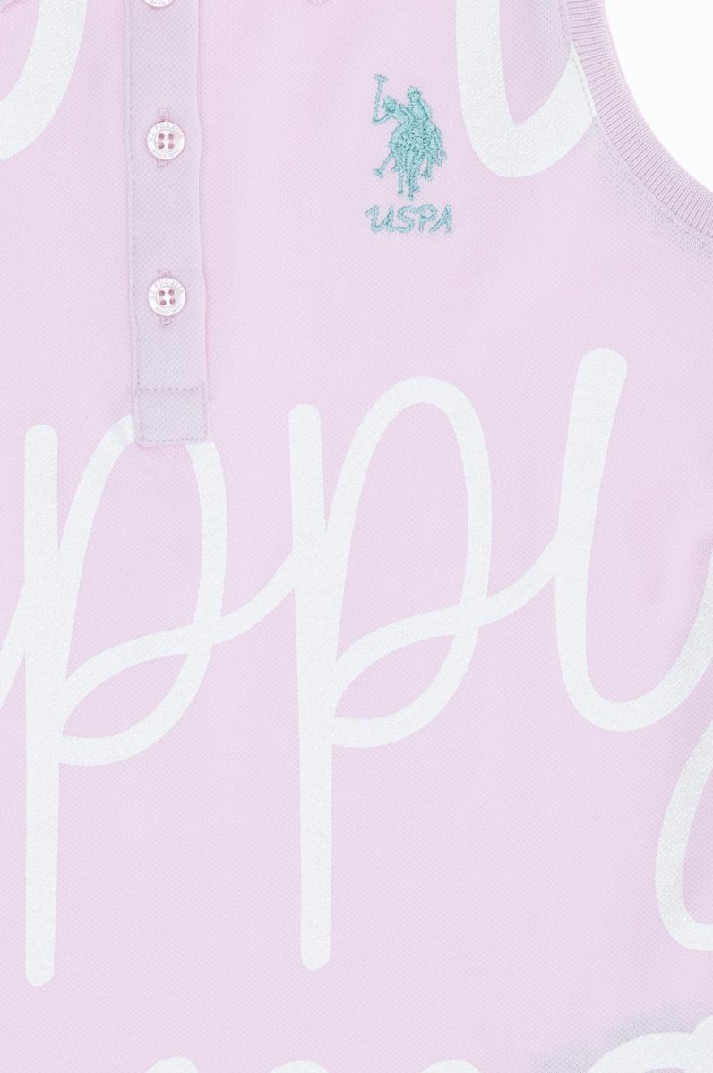 Kız Çocuk Manolya Polo Yaka Tişört