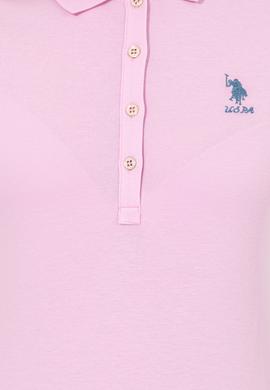 Kadın Açık Pembe Basic Tişört - 50232631144