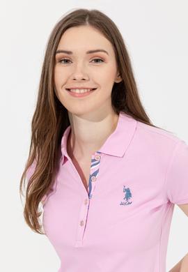 Kadın Açık Pembe Basic Tişört - 50232631144