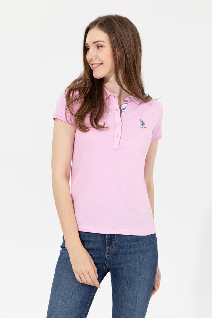 Kadın Açık Pembe Basic Tişört