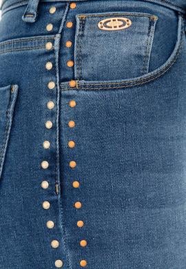 Kadın Mavi Jean Pantolon - 50232678002