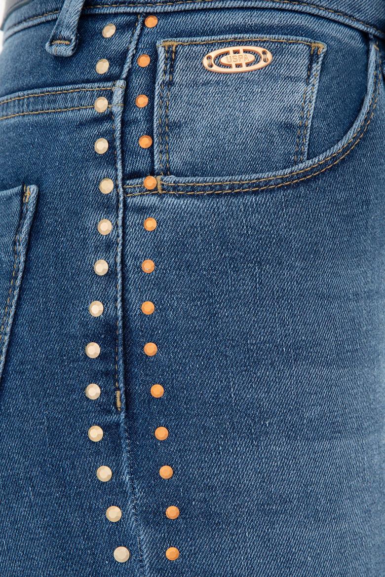 Kadın Mavi Jean Pantolon - 50232678002