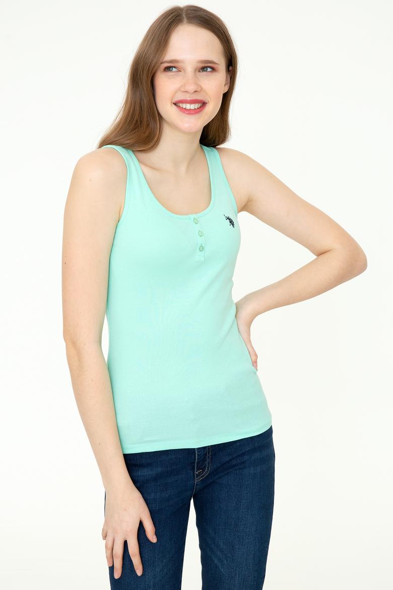 Kadın Mint Basic Tişört