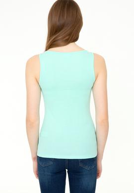 Kadın Mint Basic Tişört - 50234724020