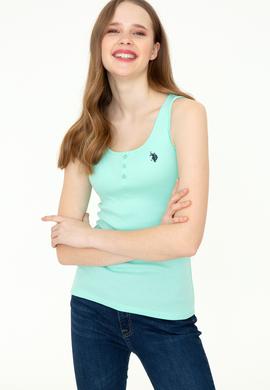 Kadın Mint Basic Tişört - 50234724020