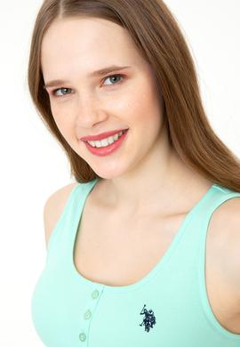 Kadın Mint Basic Tişört - 50234724020