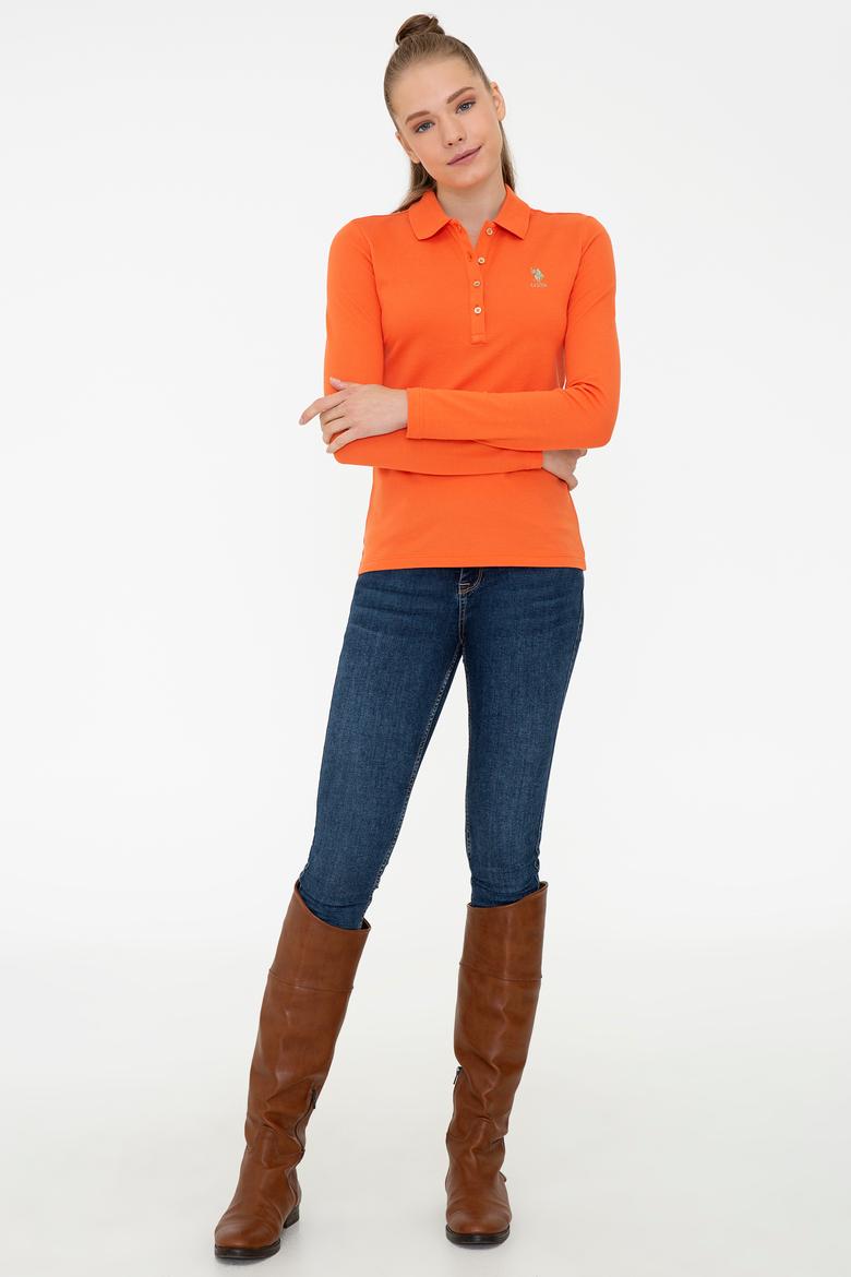 Kadın Turuncu Basic Sweatshirt - 50240710080