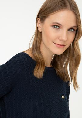 Kadın Lacivert Kazak - 50242913005