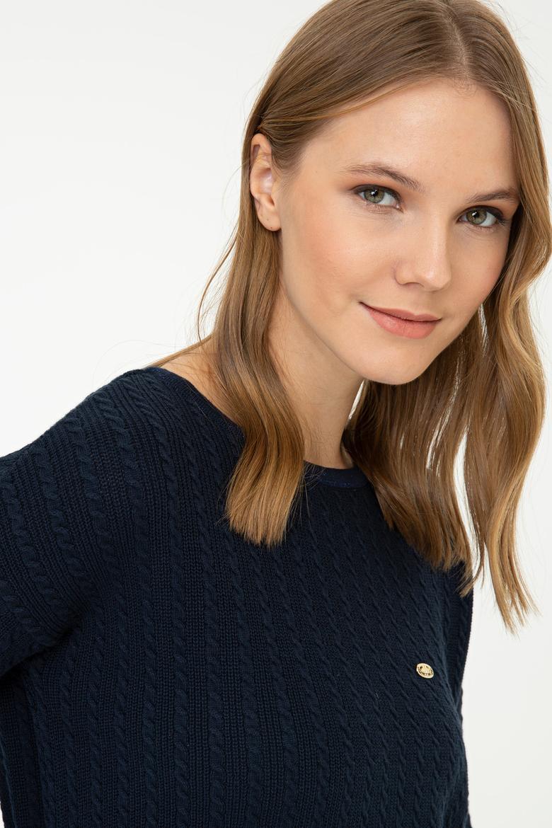 Kadın Lacivert Kazak - 50242913005