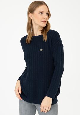 Kadın Lacivert Kazak - 50242913005