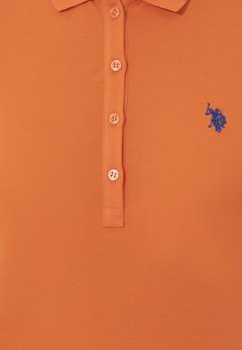 Kadın Turuncu Basic Tişört - 50246272254