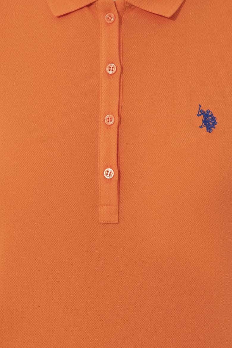 Kadın Turuncu Basic Tişört - 50246272254