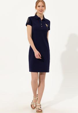Kadın Lacivert Örme Elbise - 50246277022