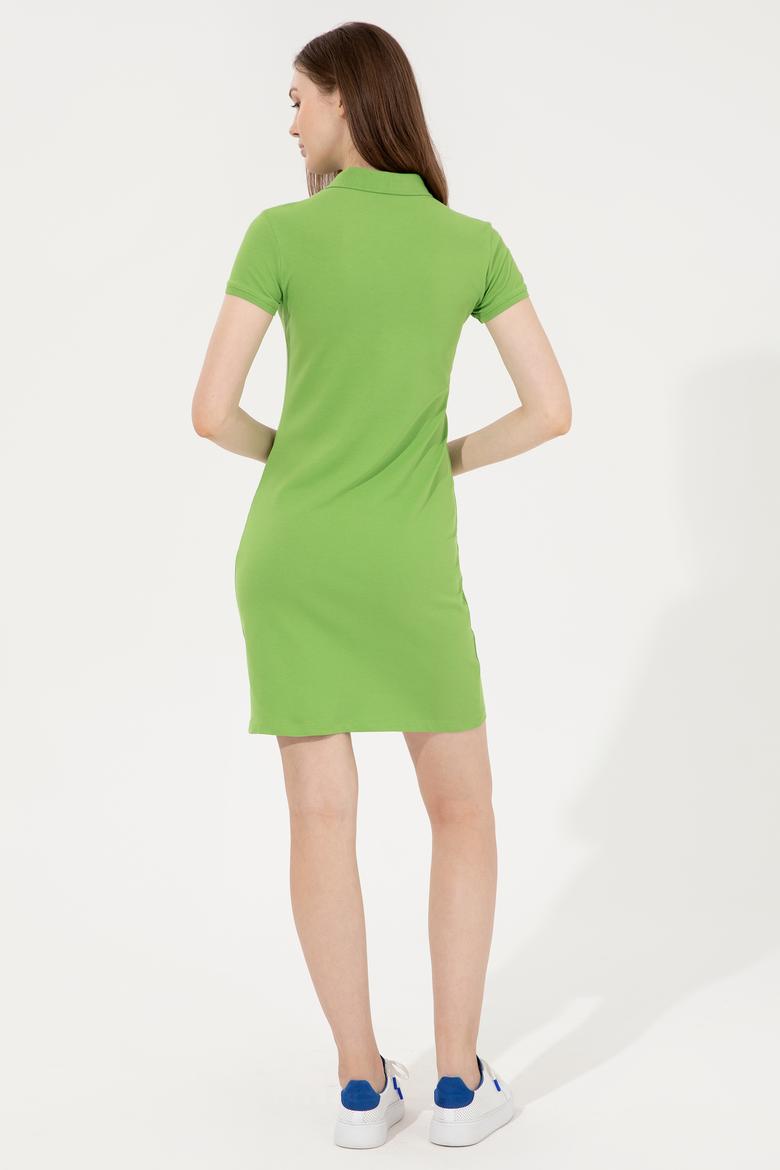 Kadın Yeşil Örme Elbise - 50246277060