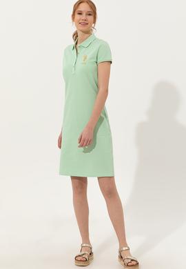 Kadın Mint Örme Elbise - 50246277123
