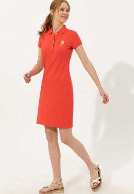 Kadın Kırmızı Örme Elbise - 50246277166