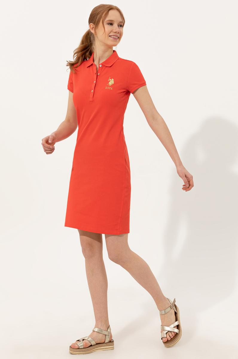 Kadın Kırmızı Örme Elbise