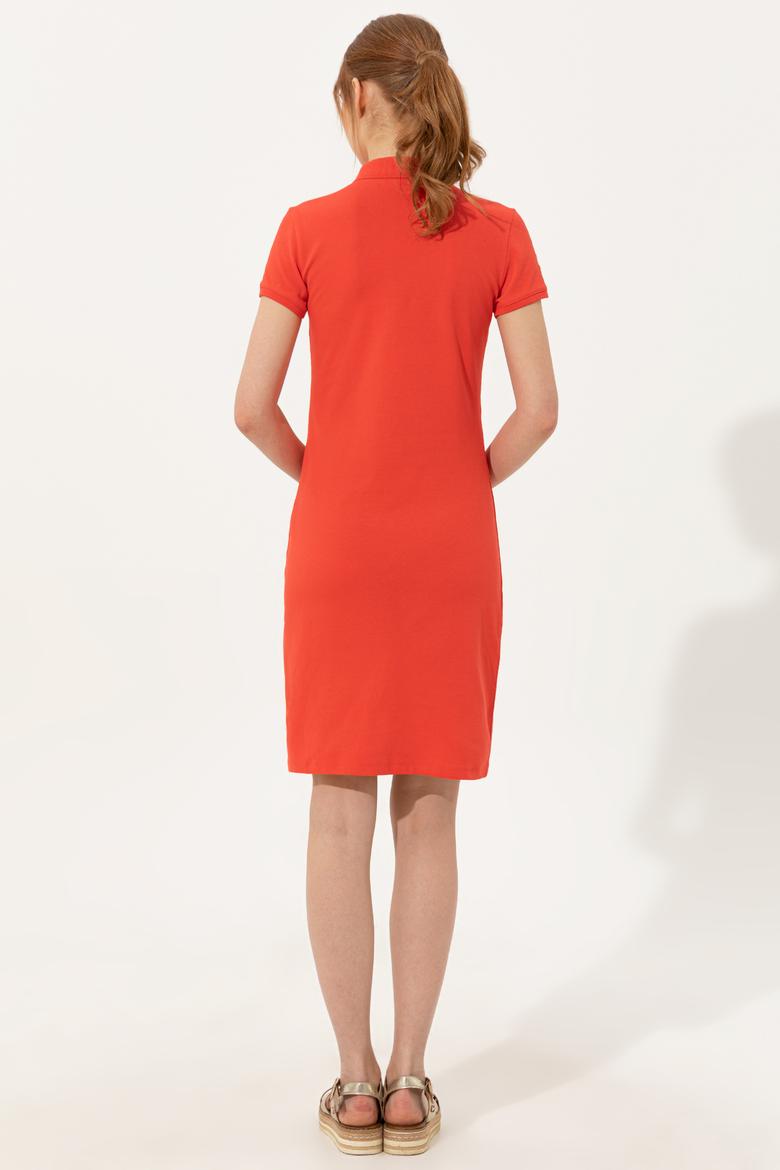 Kadın Kırmızı Örme Elbise - 50246277166