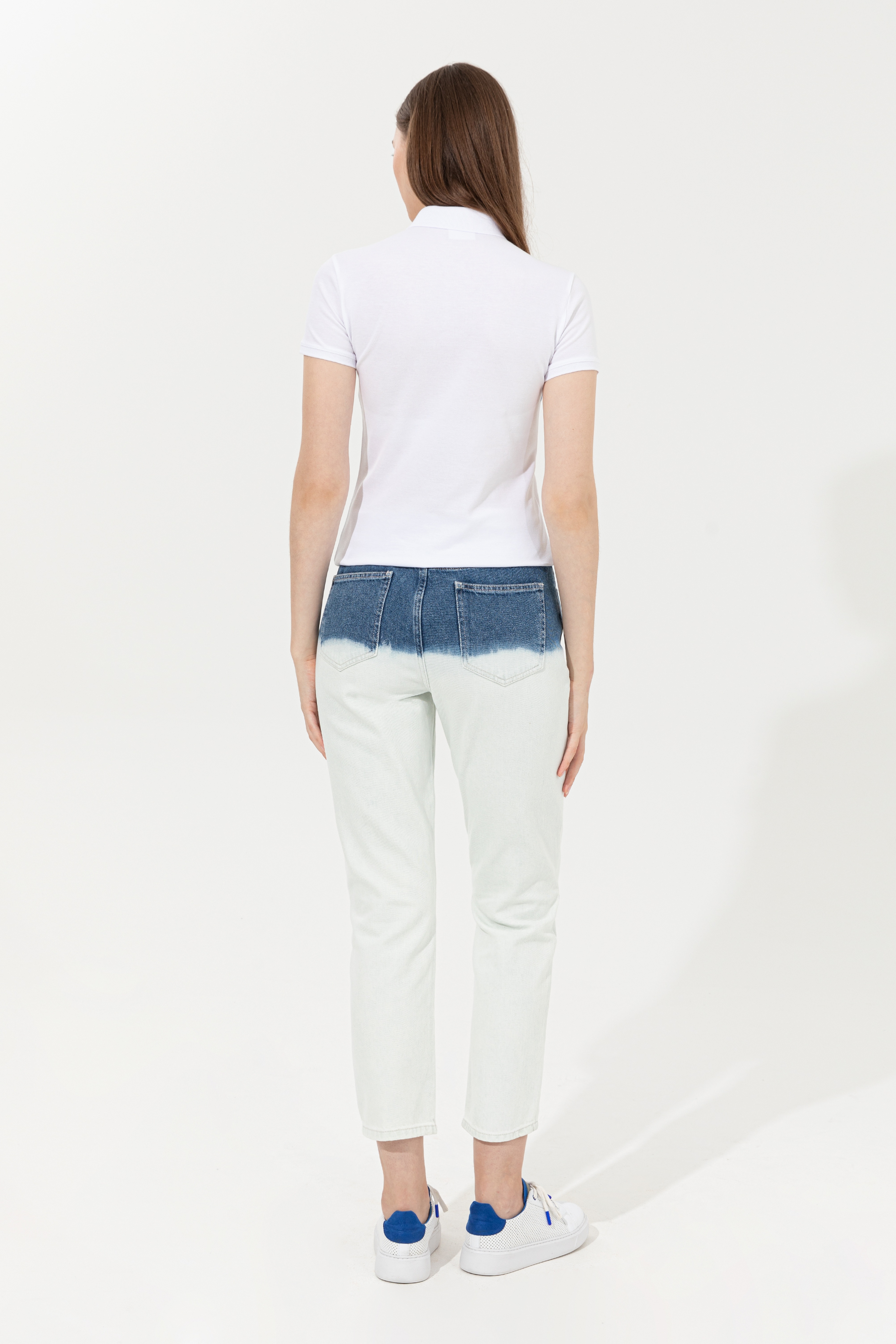 Kadın Açık Mavi Jean Pantolon - Image 4