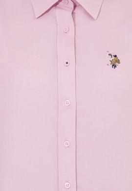 Kadın Manolya Uzun Kollu Basic Gömlek - 50254249060