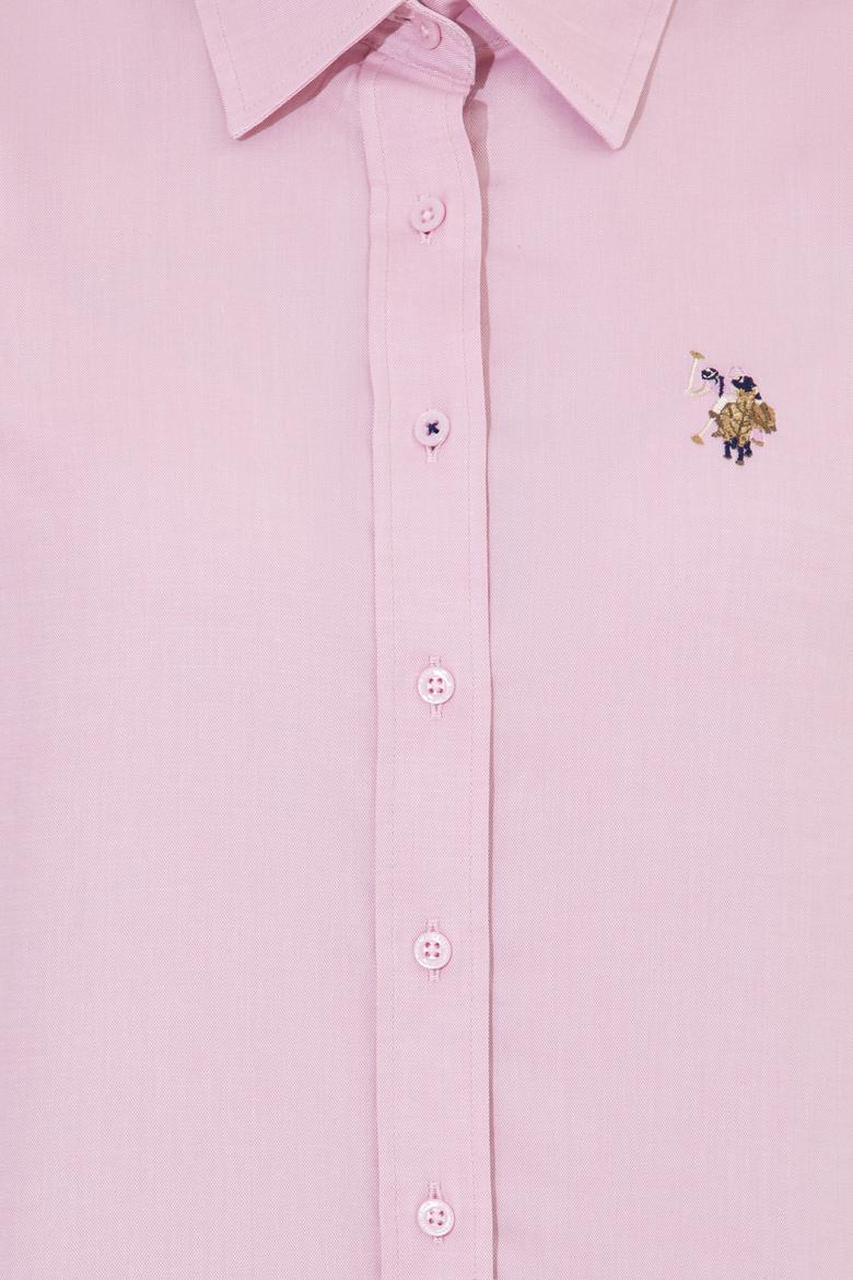 Kadın Manolya Uzun Kollu Basic Gömlek - 50254249060