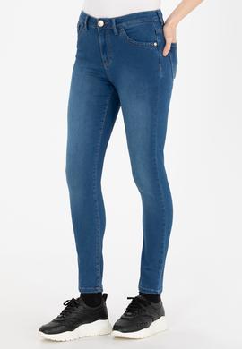 Kadın Mavi Jean Pantolon - 50262772002