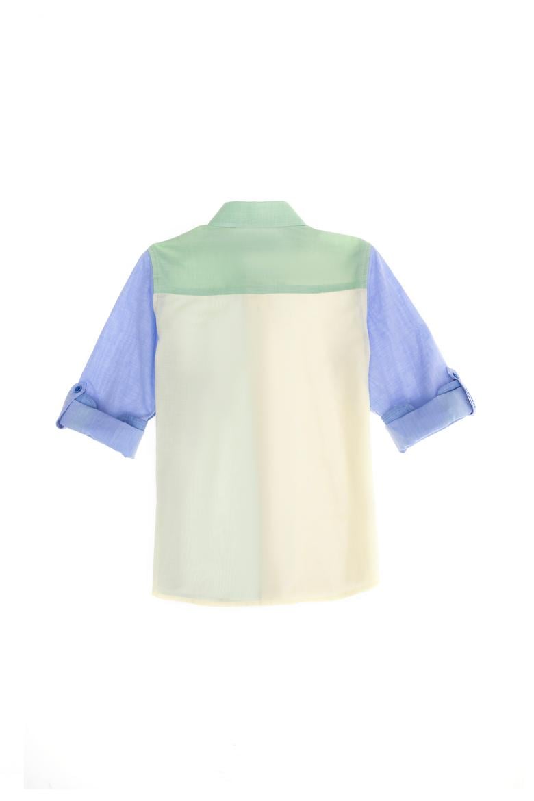 Erkek Çocuk Saks Uzun Kollu Gömlek - 50264092002