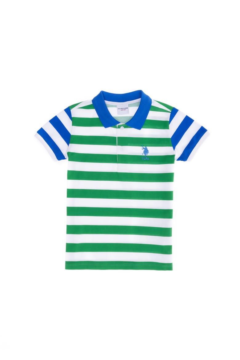 Erkek Çocuk Yeşil Polo Yaka Tişört - 50266069001