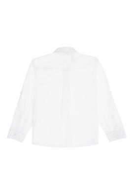 Erkek Çocuk Beyaz Uzun Kollu Gömlek - 50270356011