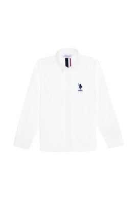 Erkek Çocuk Beyaz Uzun Kollu Gömlek - 50270356011