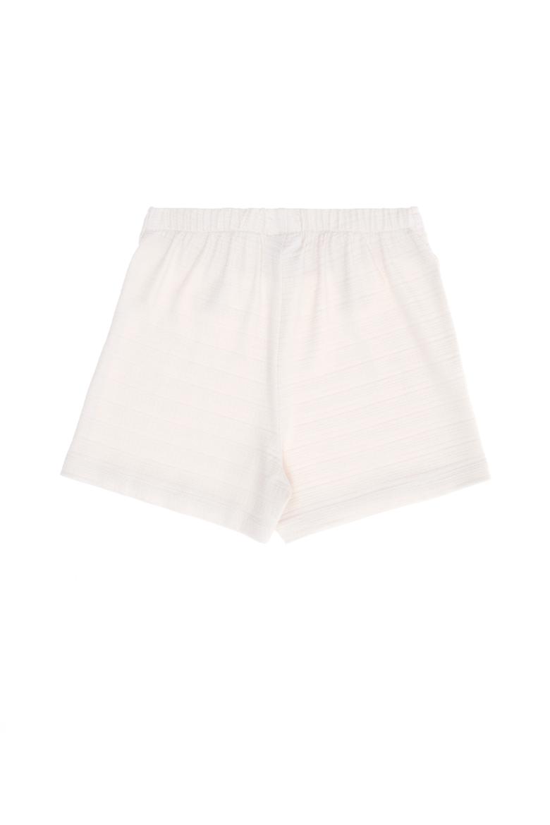 Çocuk Krem Örme Şort - 50265398028