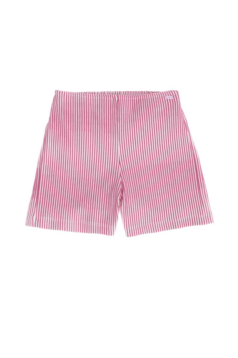 Çocuk Pembe Örme Şort