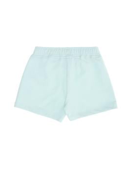 Çocuk Su Yeşili Örme Şort - 50270089003