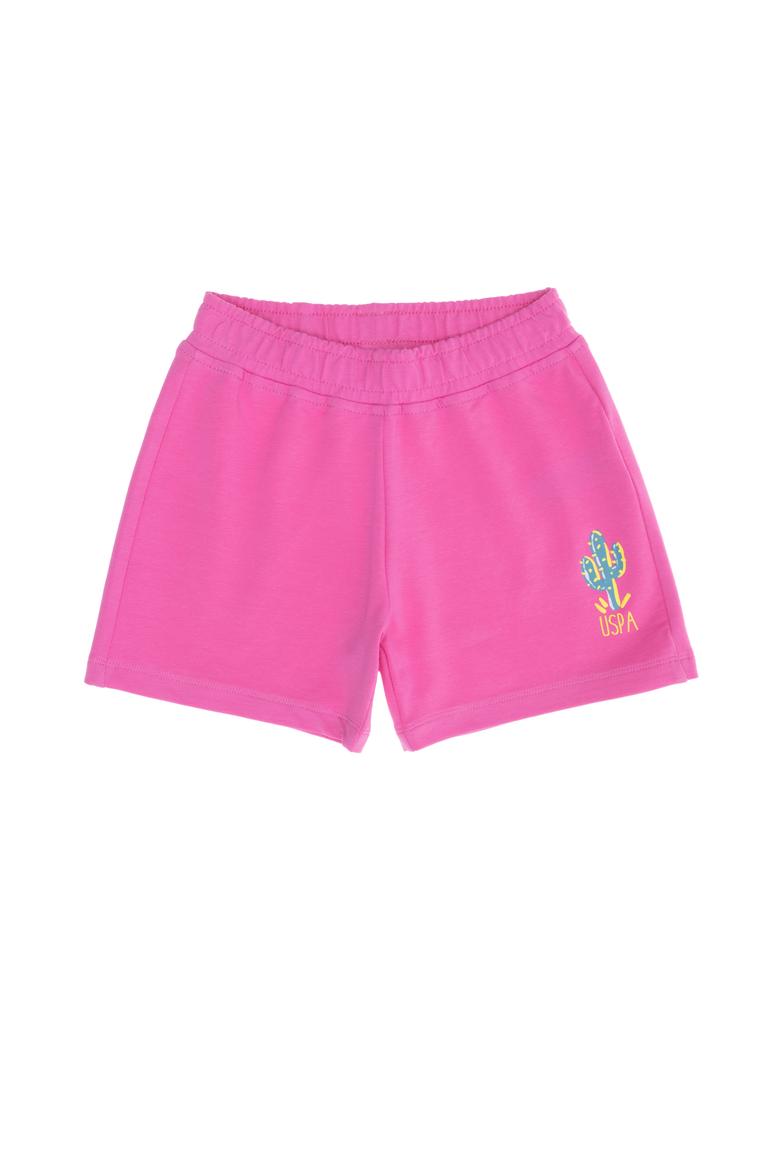Çocuk Pembe Örme Şort