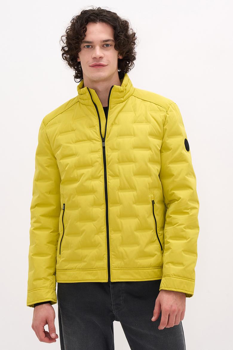 Erkek Neon Sarı Mont