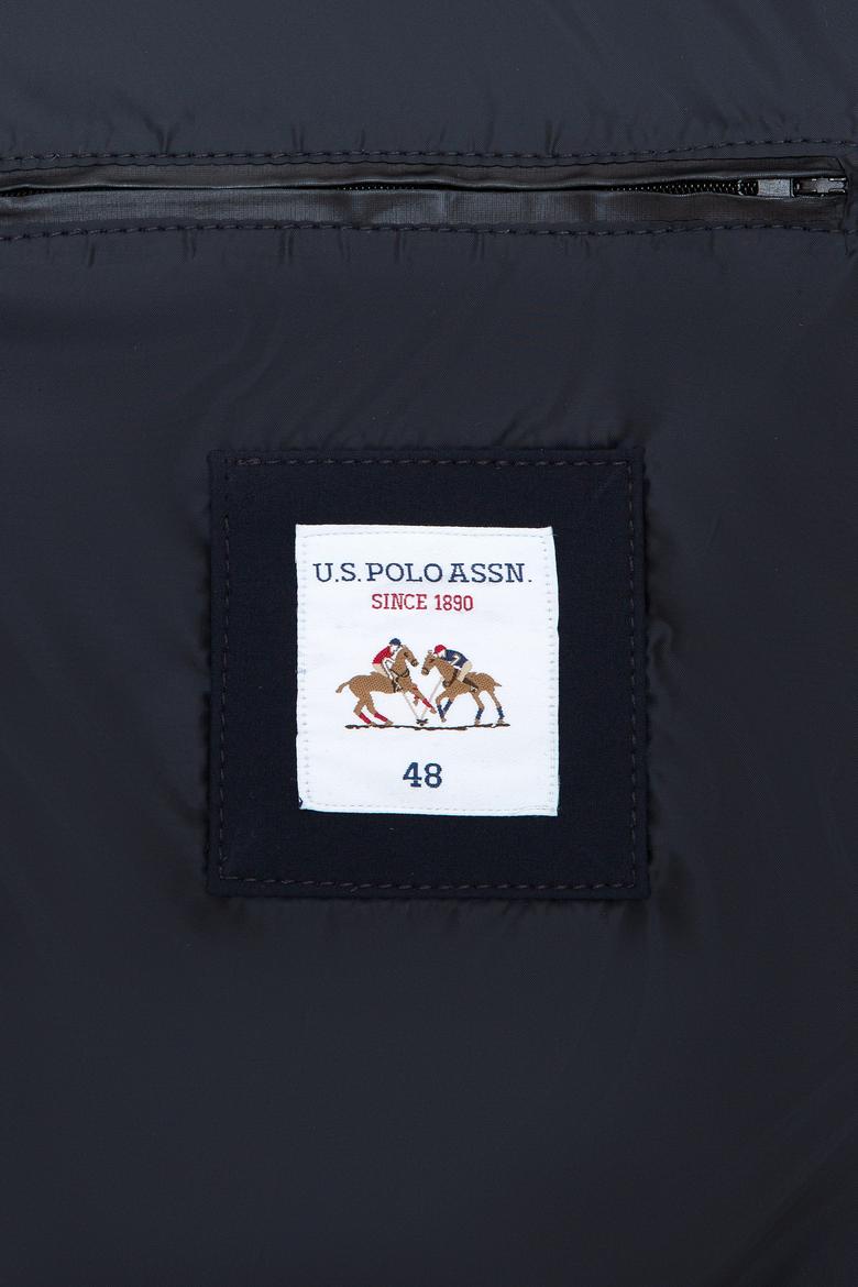 Erkek Lacivert Deri Ceket - 50255944001