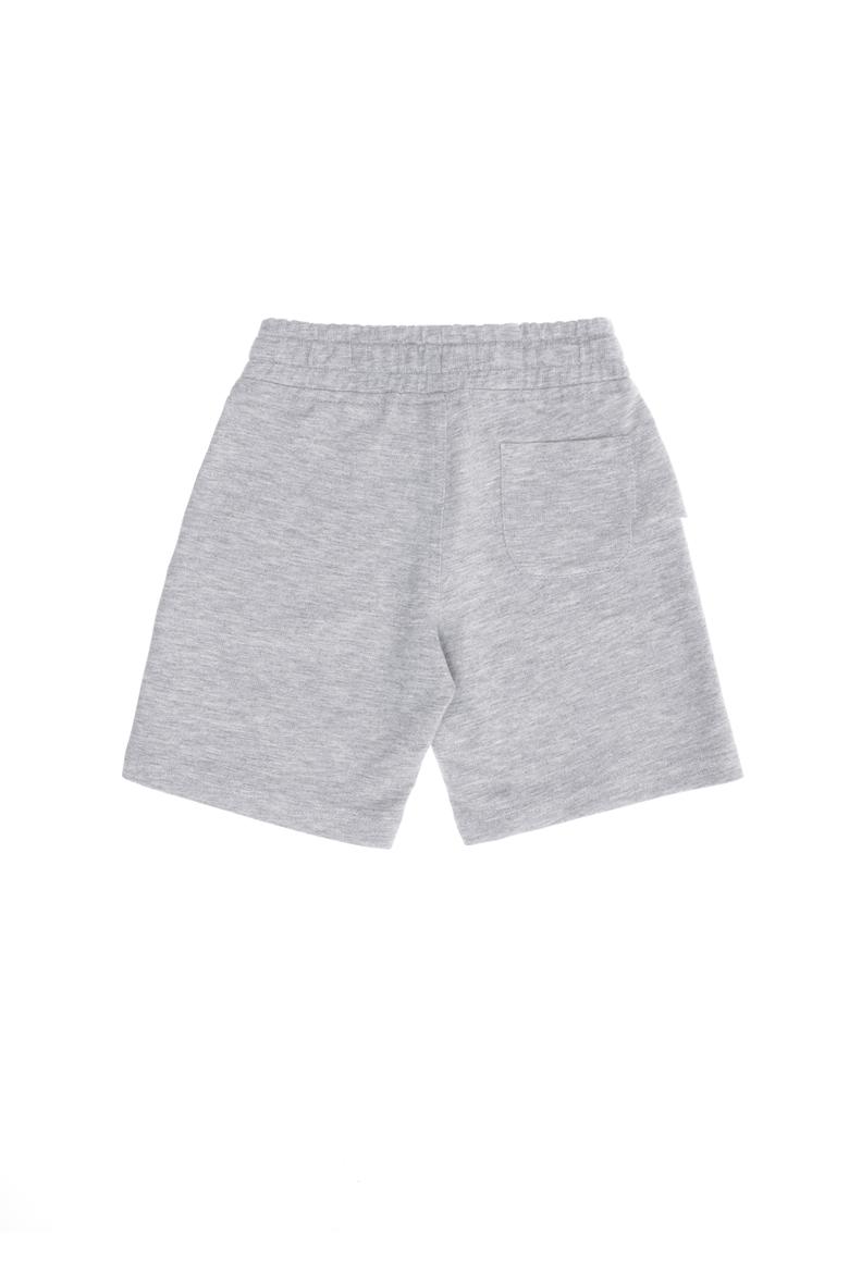 Çocuk Gri Melanj Örme Şort - 50251806006