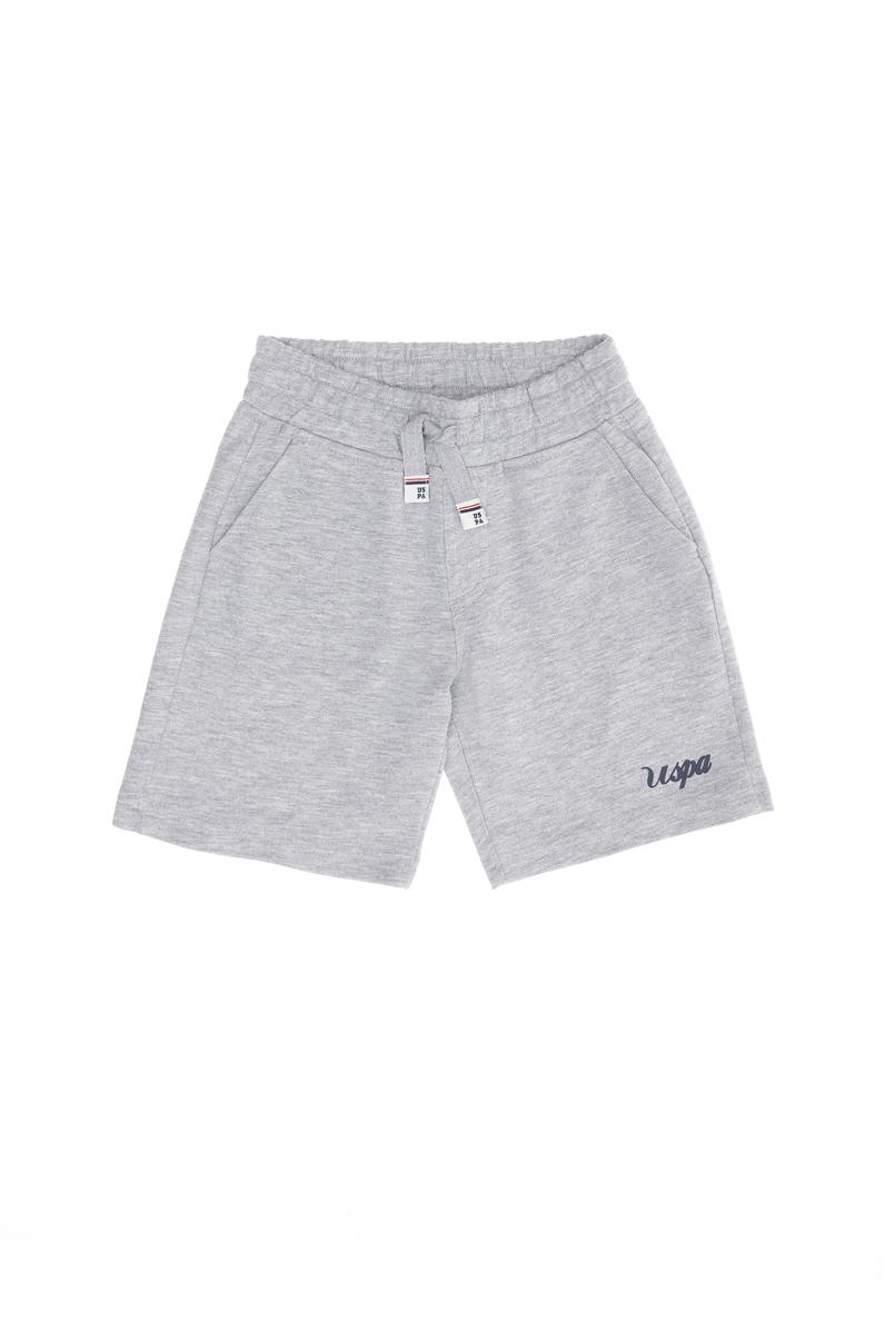 Çocuk Gri Melanj Örme Şort