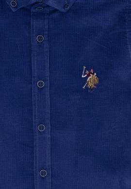 Erkek Çocuk Mavi Uzun Kollu Gömlek - 50254153013