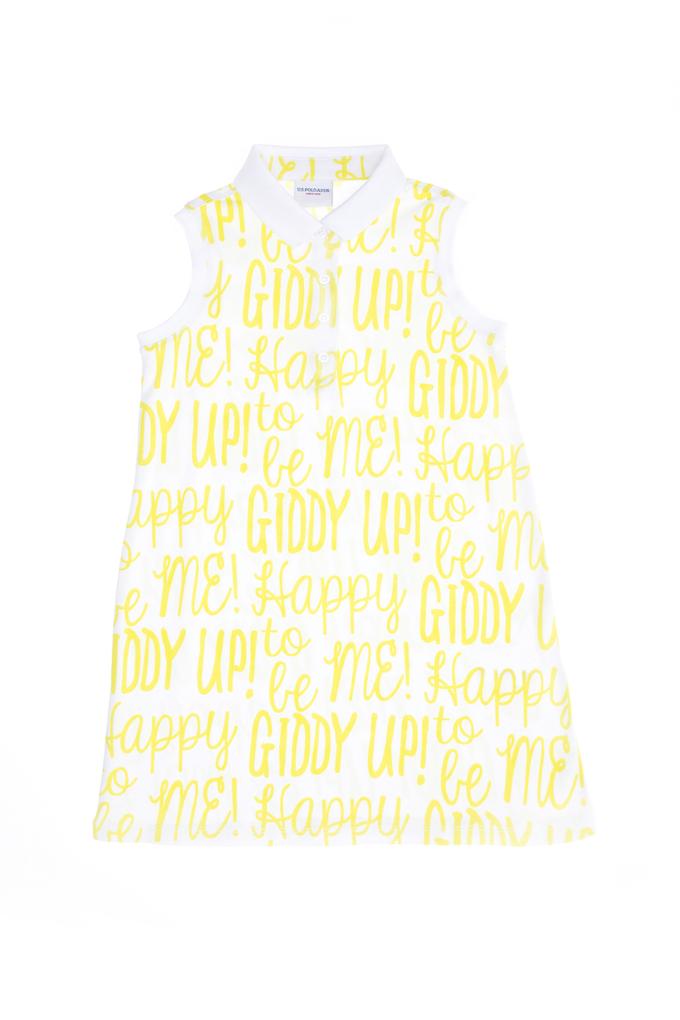 Kız Çocuk Beyaz Örme Elbise