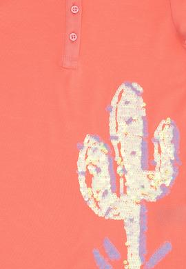 Kız Çocuk Somon Örme Elbise - 50263461038