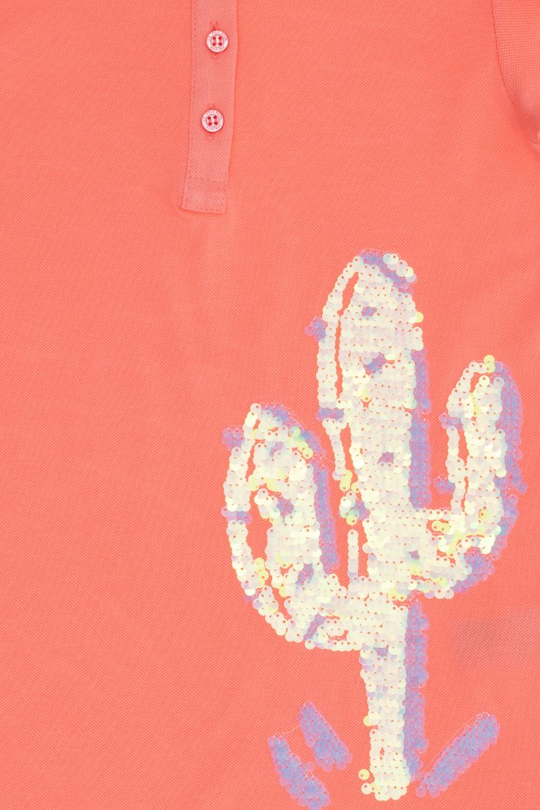 Kız Çocuk Somon Örme Elbise - 50263461038