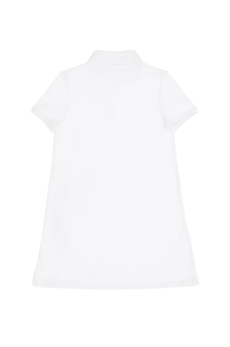 Kız Çocuk Beyaz Örme Elbise