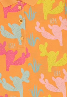 Kız Çocuk Turuncu Örme Elbise - 50265632010