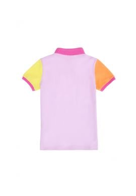 Kız Çocuk Beyaz Polo Yaka Tişört - 50270097004