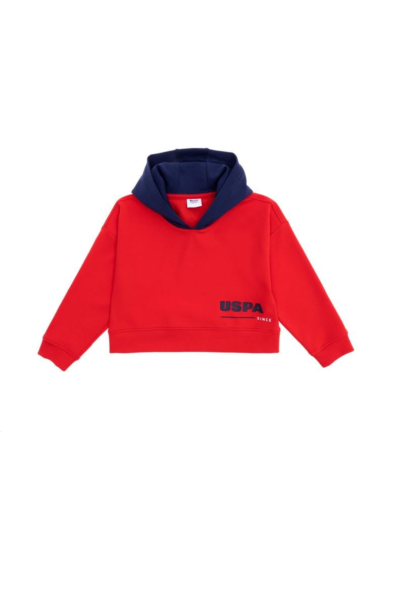 Kız Çocuk Kırmızı Sweatshirt