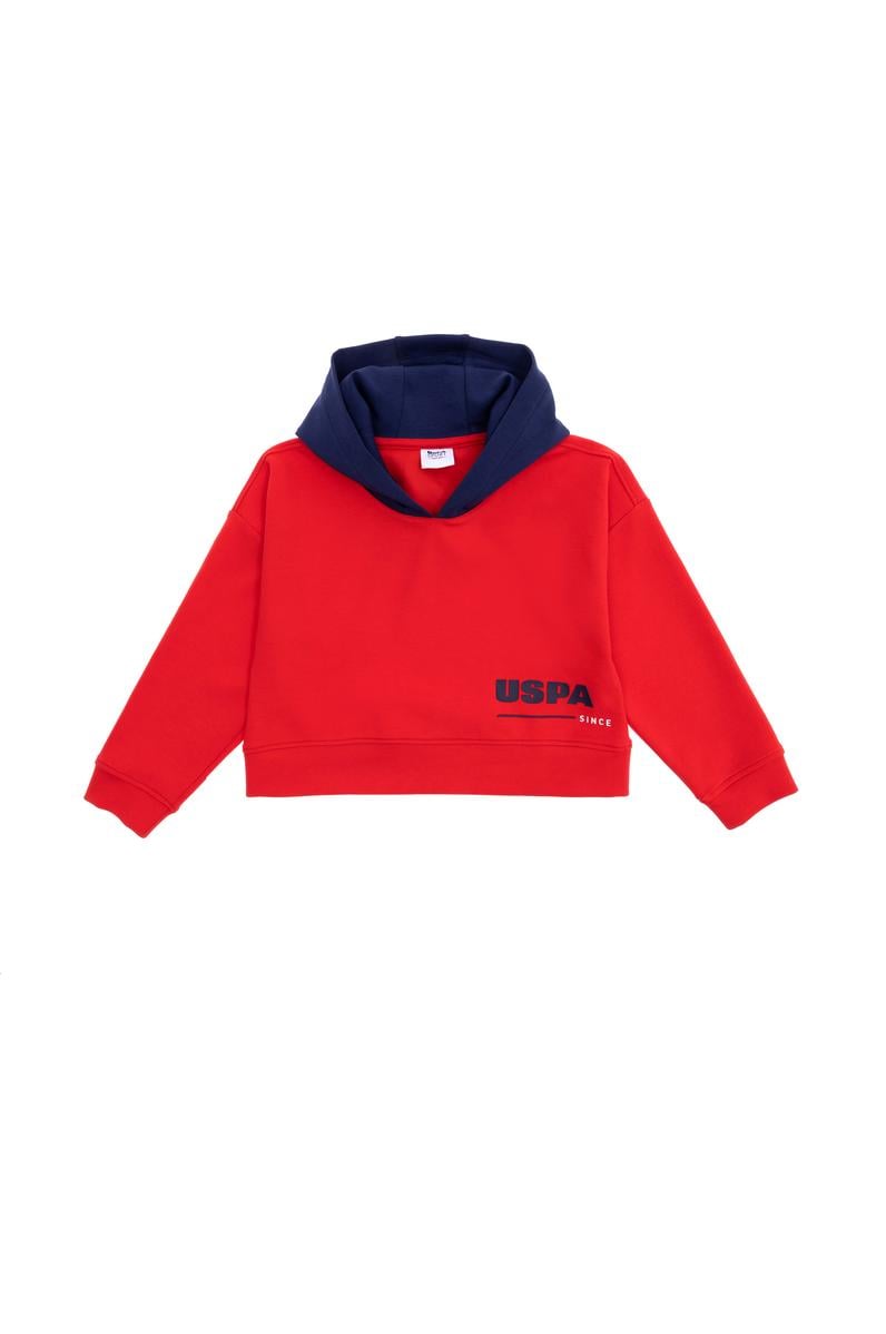 Kız Çocuk Kırmızı Sweatshirt