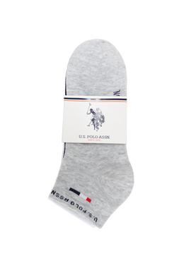 Erkek Gri Melanj Çorap - 50265699008